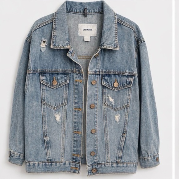 Old Navy Jackets & Blazers - Old Navy Light Blue Denim Jacket size Large